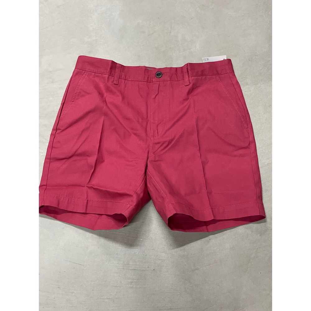 Amazon‎ Essentials Women Washed Red Chino Shorts Size 34